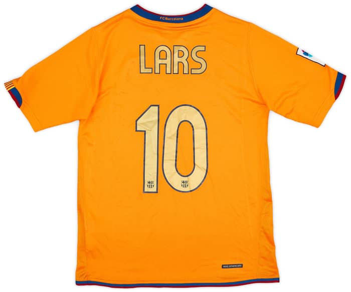 2006-08 Barcelona Away Shirt Lars #10 - 7/10 - (L.Boys)