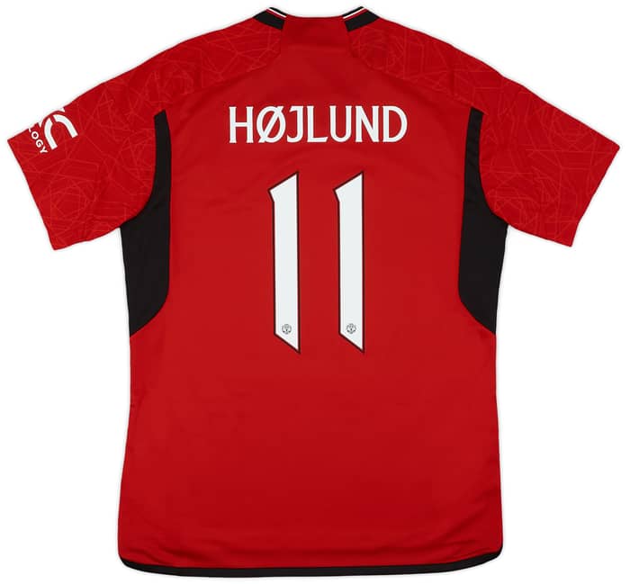 2023-24 Manchester United Home Shirt Højlund #11