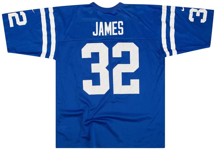 1999-00 Indianapolis Colts James #32 Nike Jersey (Home) XL
