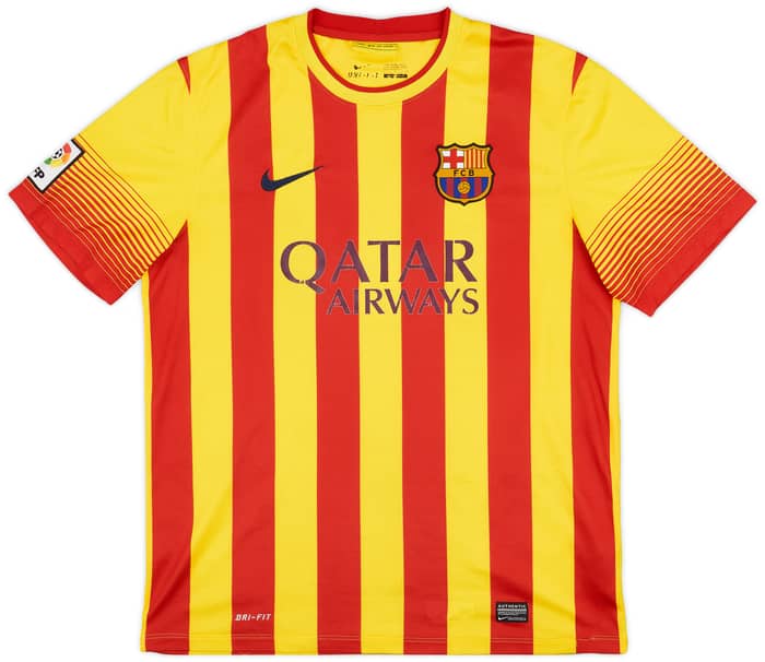 2013-15 Barcelona Away Shirt Messi #10 - 5/10 - (L)