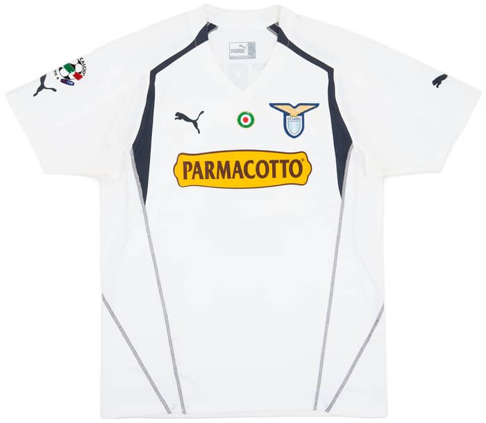 2004-05 Lazio Match Issue Signed Away Shirt Di Canio #9