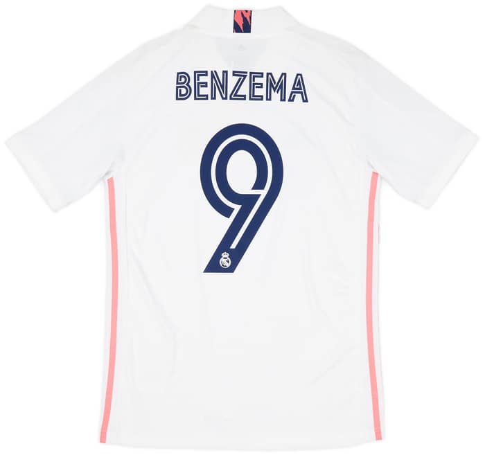 2020-21 Real Madrid Home Shirt Benzema #9 (S)