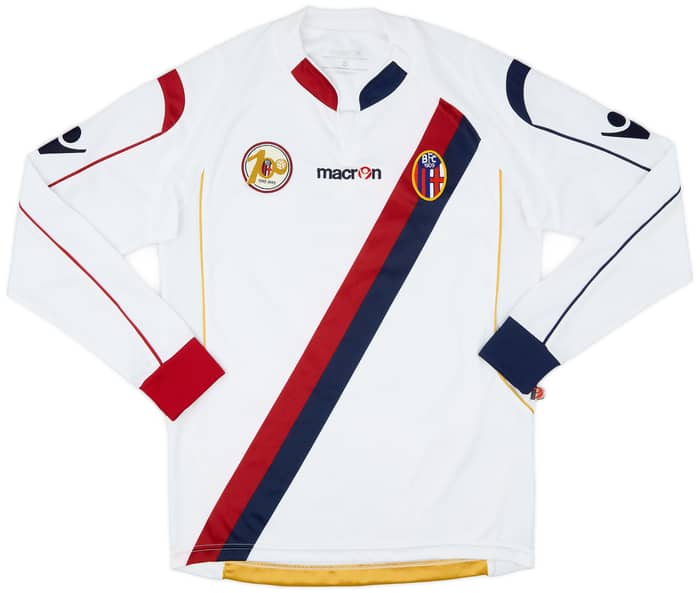 2009-10 Bologna Centenary Away L/S Shirt #8 - 9/10 - (S)