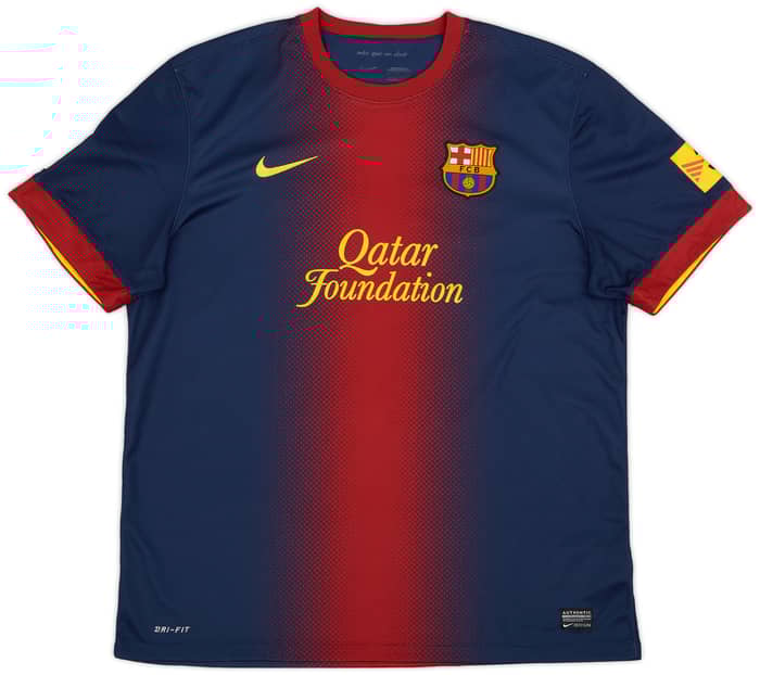 2012-13 Barcelona Home Shirt Messi #10 - 8/10 - (XL)