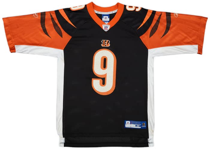 2005-06 Cincinnati Bengals Palmer #9 Reebok On Field Home Jersey - 8/10 - (M)