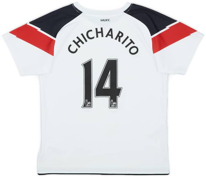 2010-12 Manchester United Away Shirt Chicharito #14 - 7/10 - (7-8Y)
