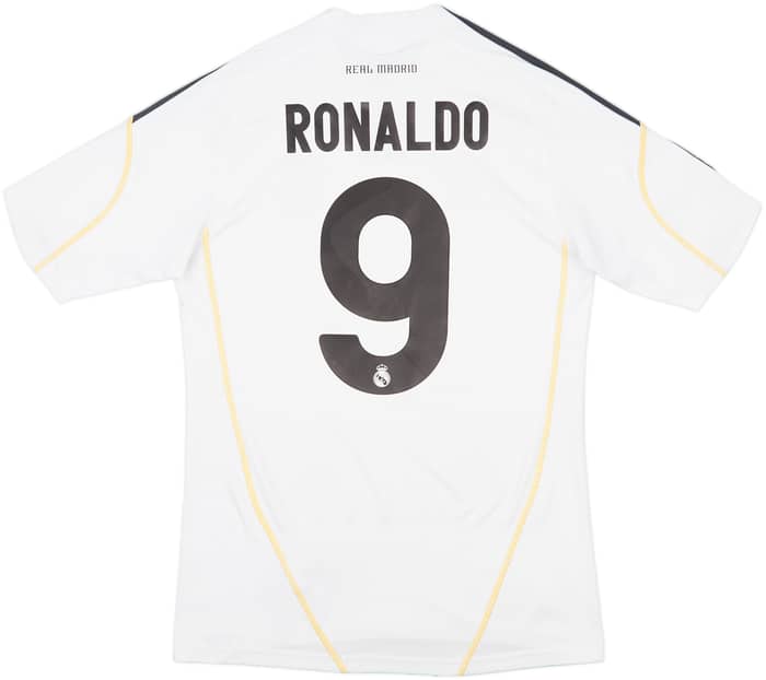 2009-10 Real Madrid Home Shirt Ronaldo #9 - 7/10 - (S)