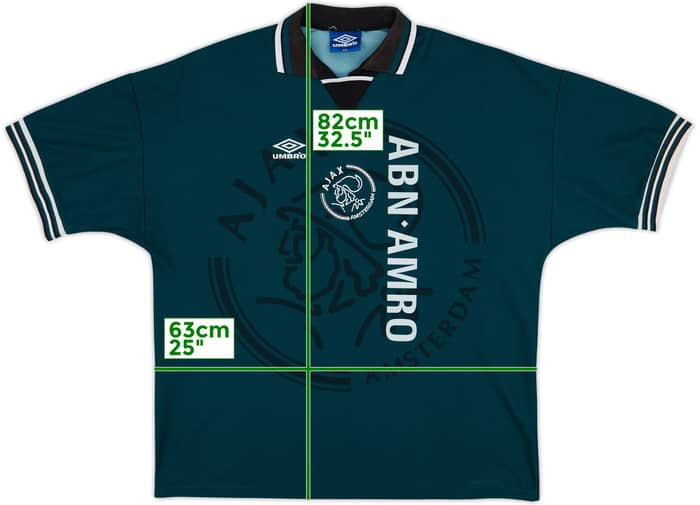 1995-96 Ajax Away Shirt - 8/10 - (XXL)