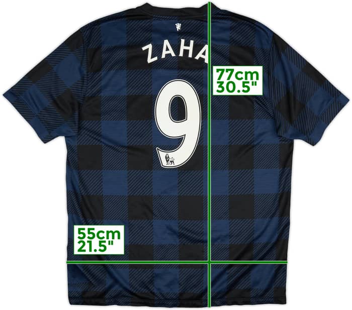 2013-14 Manchester United Away Shirt Zaha #9 - 7/10 - (XL)