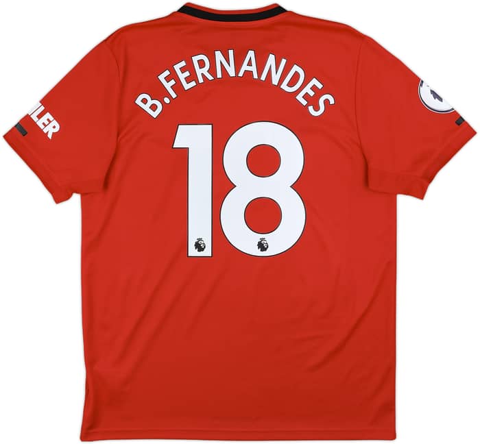 2019-20 Manchester United Home Shirt B.Fernandes #18 - 10/10 - (L)