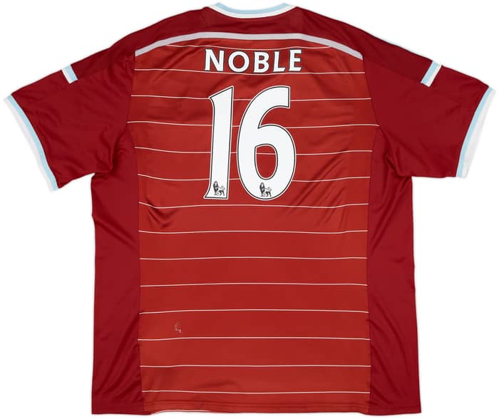 2014-15 West Ham Home Shirt Noble #16 - 5/10 - (XXL)