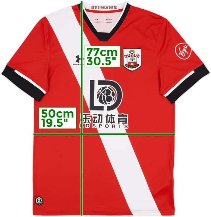 2020-21 Southampton Home Shirt Adams #10 - 8/10 - (M)