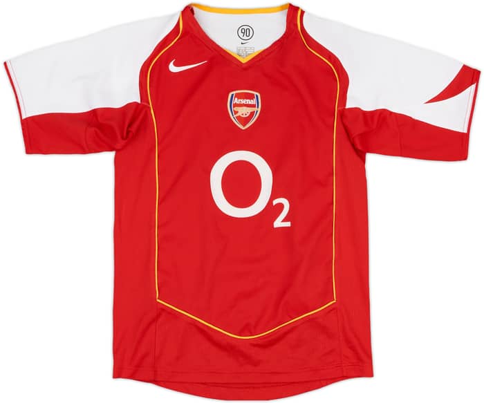 2004-05 Arsenal Home Shirt Palomino - 9/10 - (L.Boys)