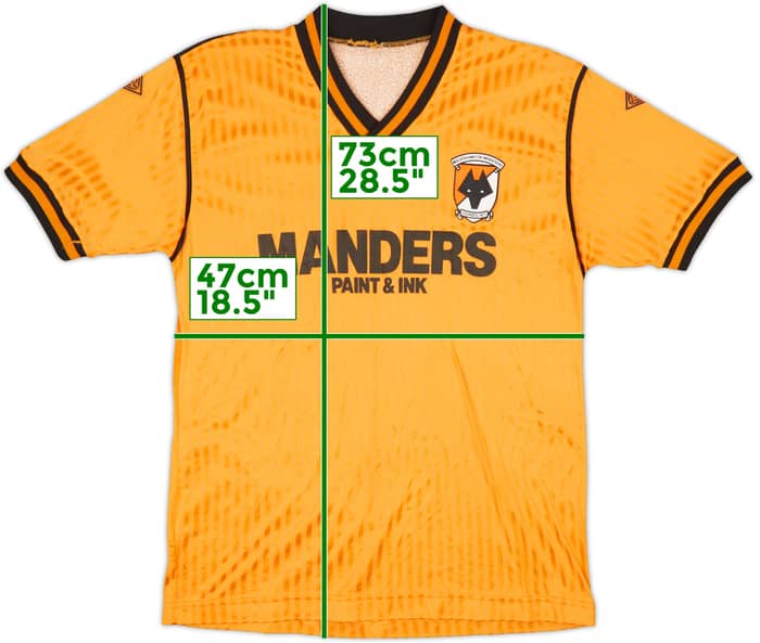 1988-89 Wolves Home Shirt - 8/10 - (M)