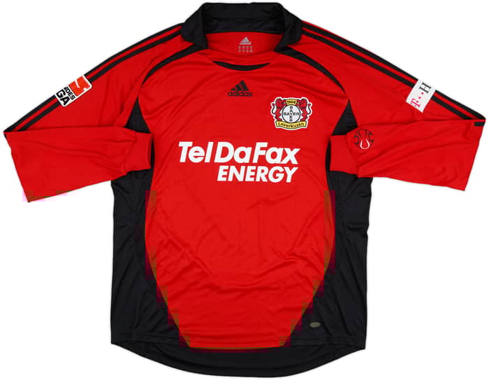 2007-08 Bayer Leverkusen Match Issue Home L/S Shirt #16