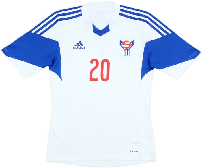 2014-16 Faroe Islands Home Shirt Shaki #20 - 8/10 - (S)