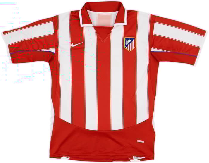 2003-04 Atletico Madrid Home Shirt - 8/10 - (S)