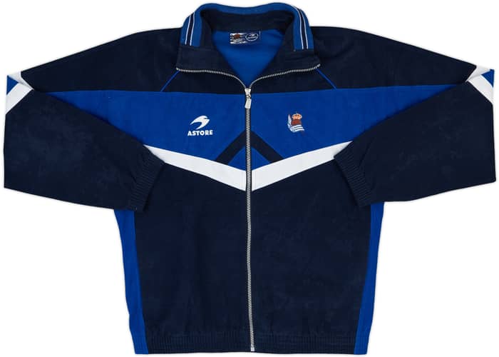 1996-98 Real Sociedad Astore Track Jacket - 8/10 - (M)