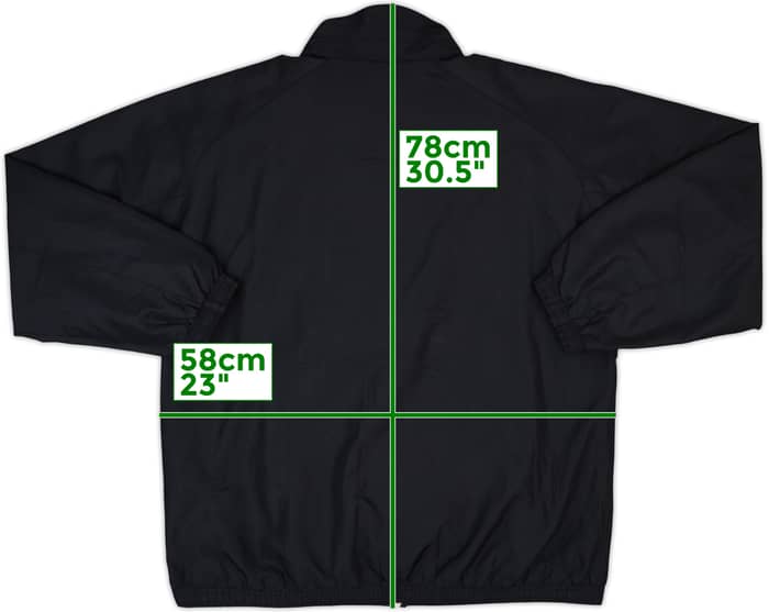 2002-03 Manchester United Nike Track Jacket - 8/10 - (M)