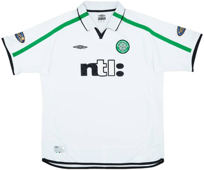 2001-02 Celtic Away Shirt Larsson #7 - 6/10 - (XXL)