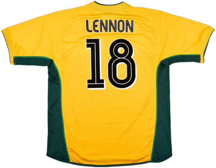 2002-03 Celtic Away Shirt Lennon #18 - 9/10 - (XL)