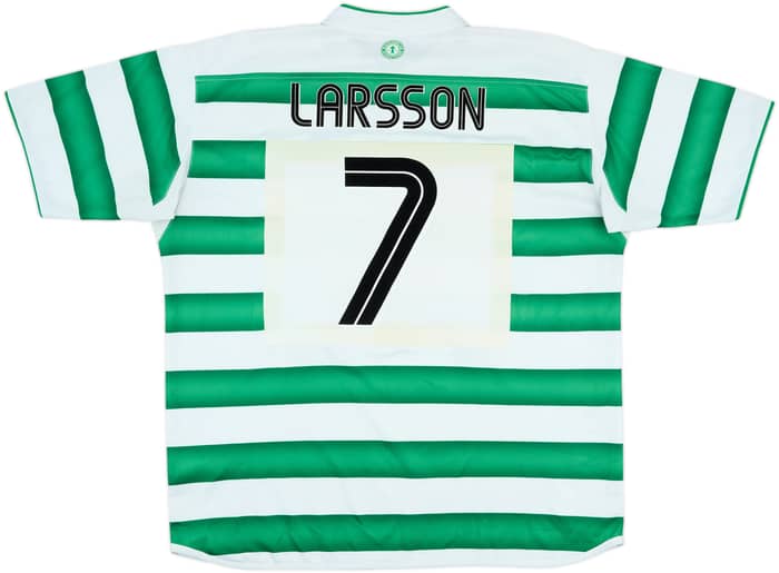 2003-04 Celtic Home Shirt Larsson #7 - 7/10 - (XXL)