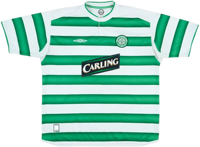 2003-04 Celtic Home Shirt Larsson #7 - 7/10 - (XXL)