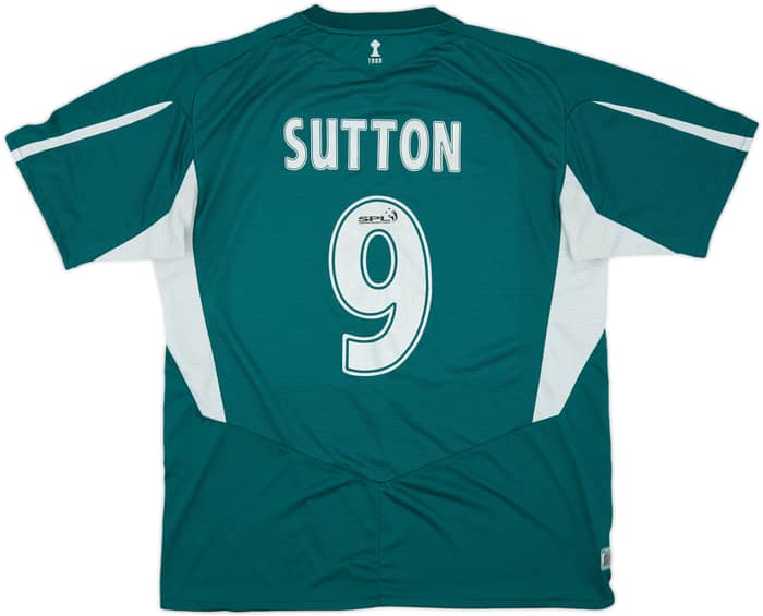 2004-05 Celtic Away Shirt Sutton #9 - 6/10 - (XL)