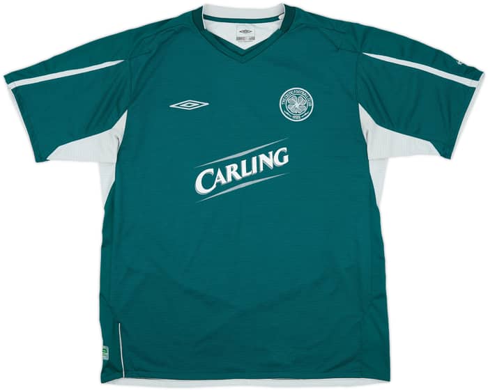 2004-05 Celtic Away Shirt Sutton #9 - 6/10 - (XL)