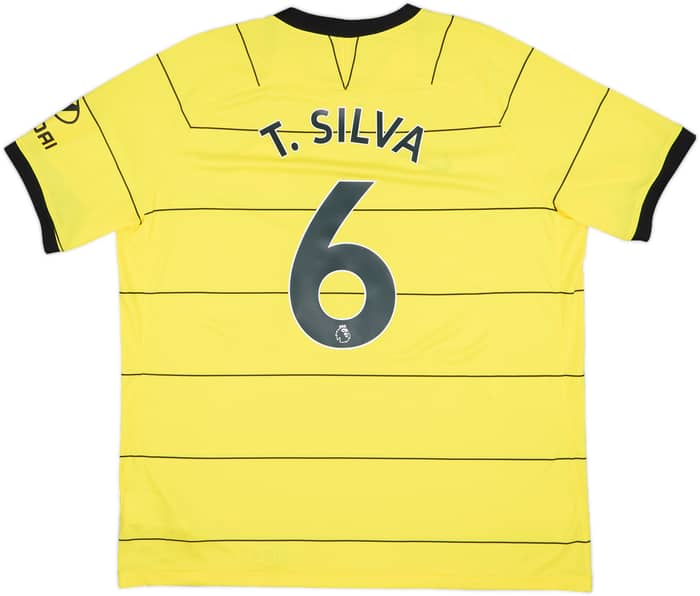 2021-22 Chelsea Away Shirt T.Silva #6 - 8/10 - (XXL)
