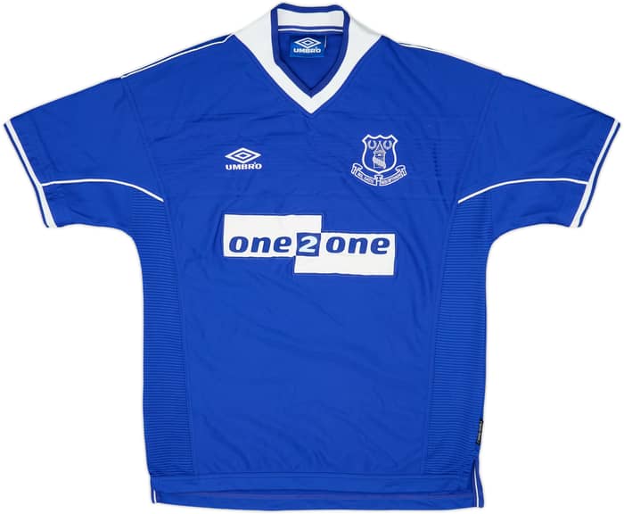 1999-00 Everton Home Shirt Moore #23 - 9/10 - (L)