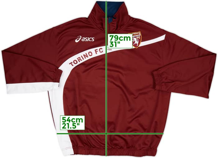 2005-06 Torino Asics 1/4 Zip Drill Top - 6/10 - (XXL)