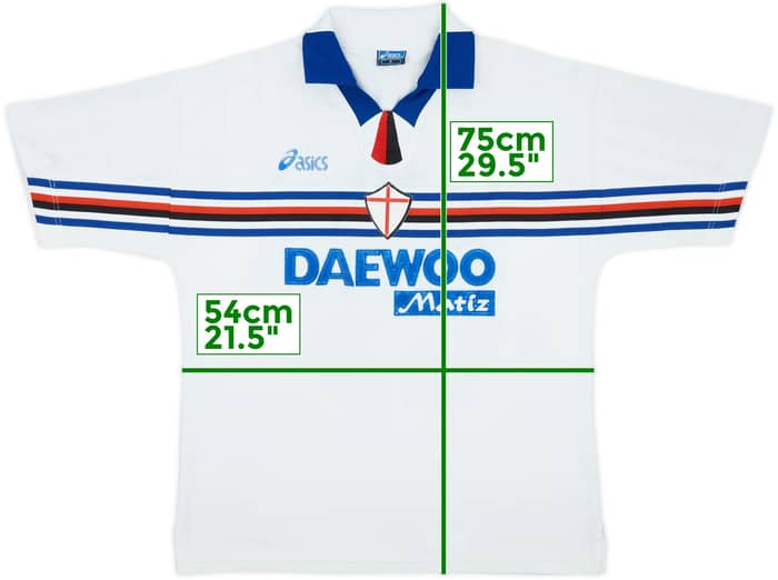 1998-99 Sampdoria Away Shirt - 7/10 - (S)