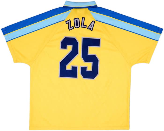 1996-97 Chelsea Away Shirt Zola #25 - 8/10 - (XXL)