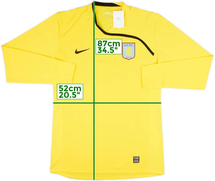 2008-09 Aston Villa Player Issue GK Shirt (XL)