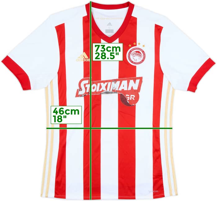 2017-18 Olympiakos Home Shirt - 4/10 - (S)