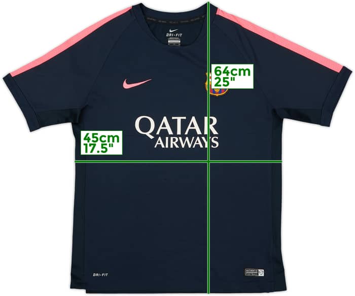 2014-15 Barcelona Nike Training Shirt - 9/10 - (XL.Boys)