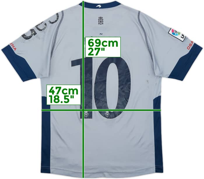 2012-13 Osasuna Away Shirt Punal #10 - 4/10 - (M)
