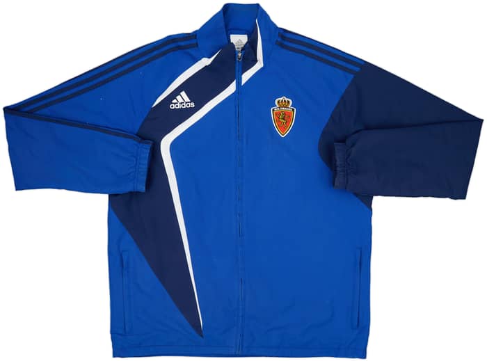 2008-09 Real Zaragoza adidas Track Jacket - 6/10 - (L/XL)