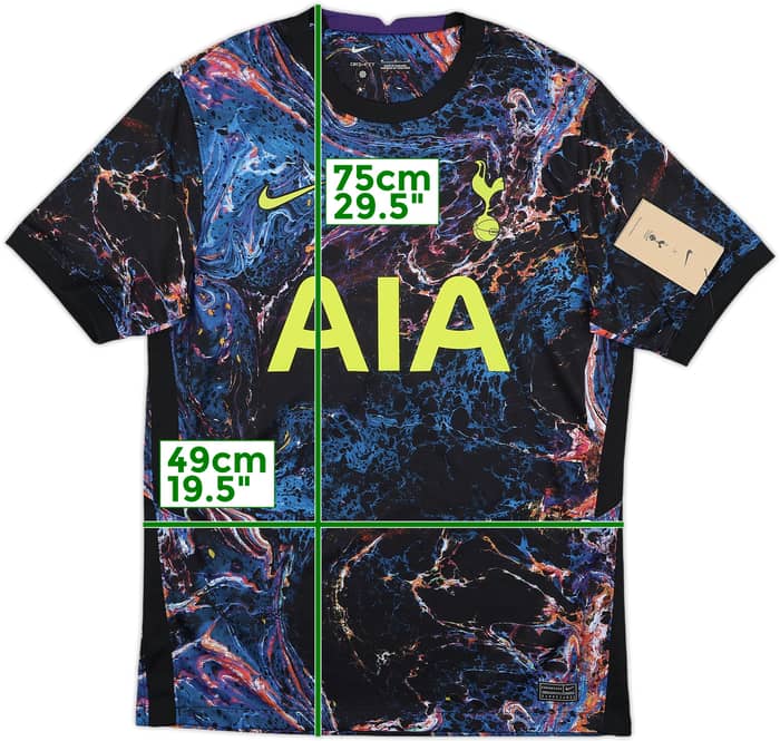 2021-22 Tottenham Away Shirt Son #7 (M)