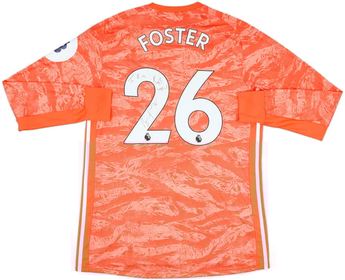 2019-20 Watford Match Issue Signed GK Shirt Foster #26