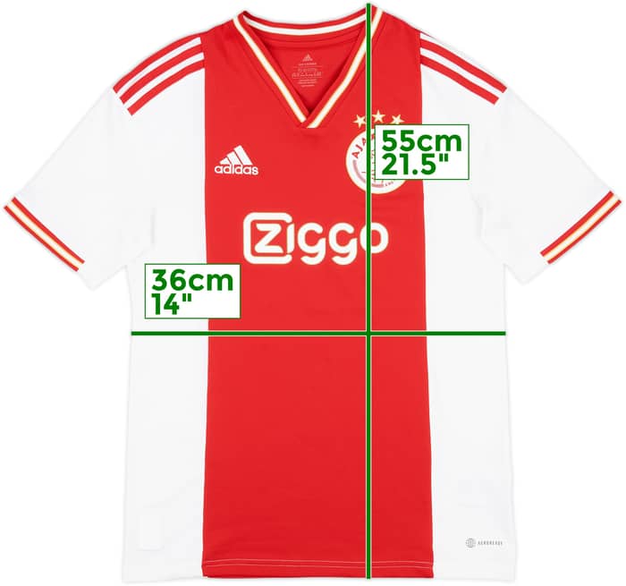 2022-23 Ajax Home Shirt - 10/10 - (XL.Boys)