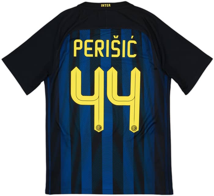2016-17 Inter Milan Home Shirt Perisic #44 - 8/10 - (S)