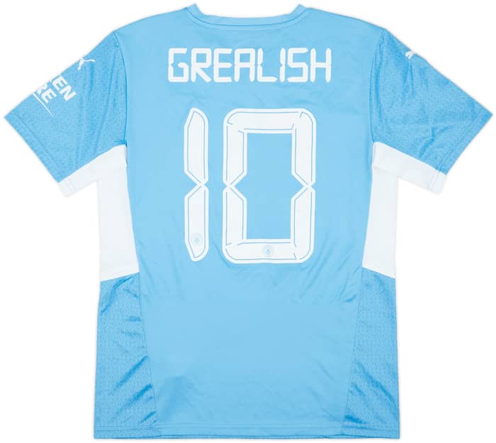 2021-22 Manchester City Home Shirt Grealish #10 - 10/10 - (M)
