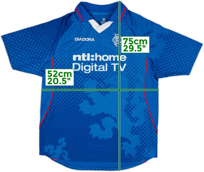 2002-03 Rangers Home Shirt - 8/10 - (M)