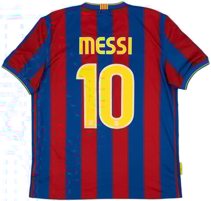 2009-10 Barcelona Home Shirt Messi #10 - 7/10 - (L)