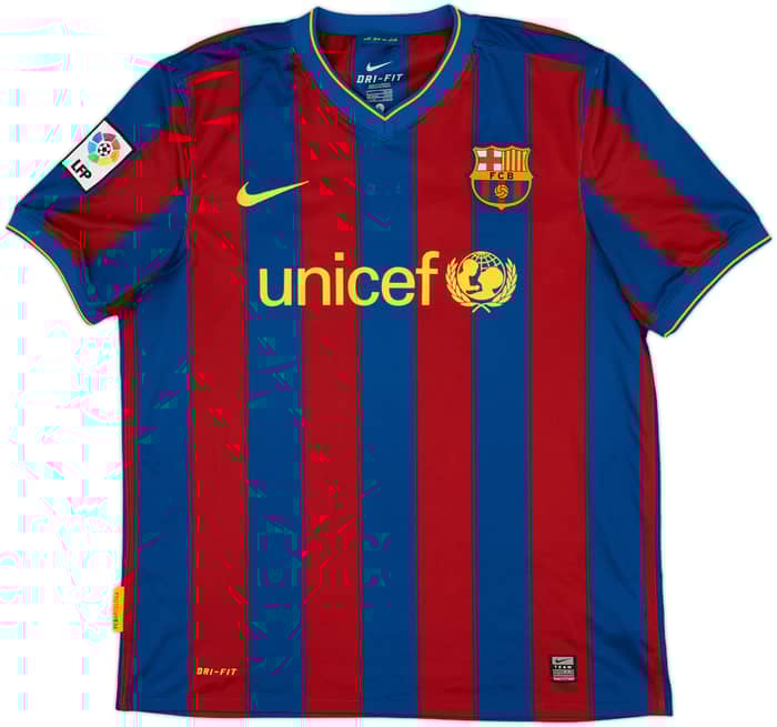 2009-10 Barcelona Home Shirt Messi #10 - 7/10 - (L)
