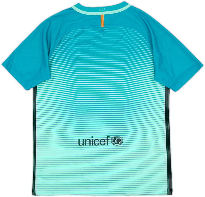 2016-17 Barcelona Third Shirt - 8/10 - (XL.Boys)