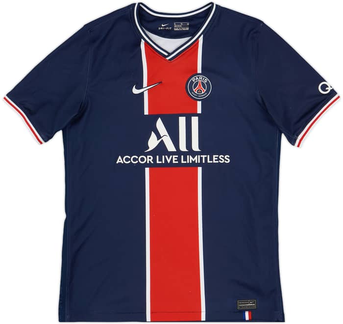 2020-21 Paris Saint-Germain Home Shirt - 7/10 - (XL.Boys)