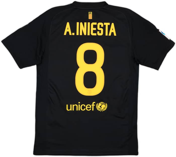 2011-12 Barcelona Away Shirt A.Iniesta #8 - 10/10 - (M)